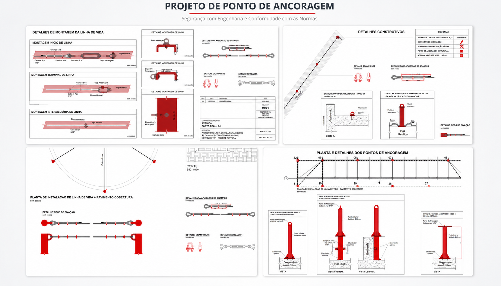 Ancoragem / Linha de Vida